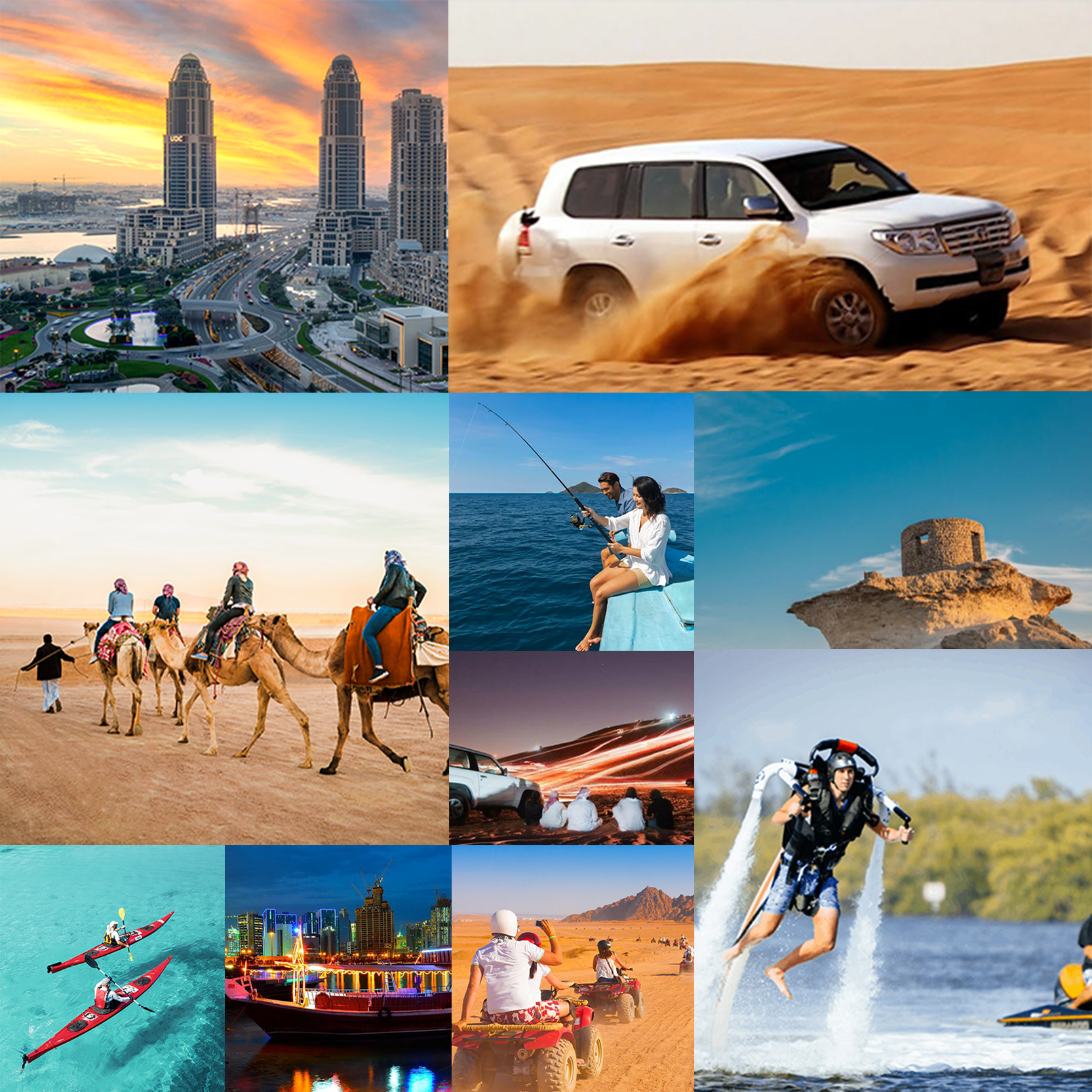 Desert safari providers in Qatar Half day desert safari services in Qatar